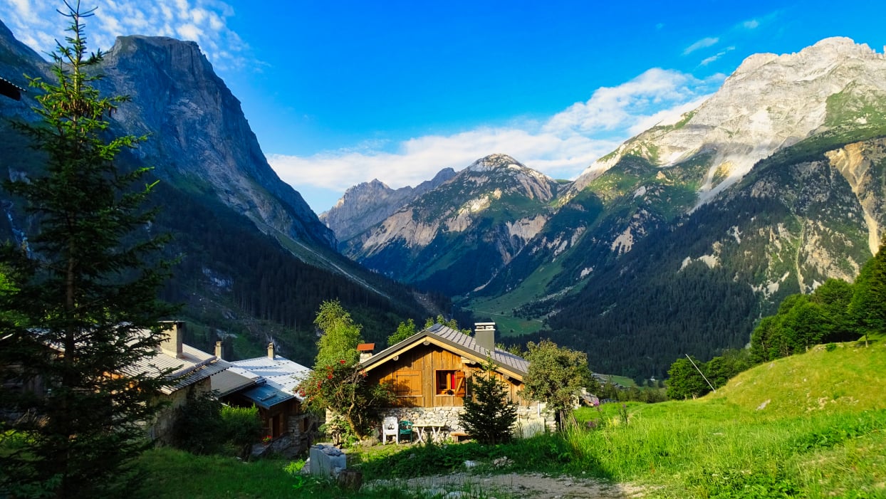 photographie paysage de la Vanoise en randonnée Pralognan