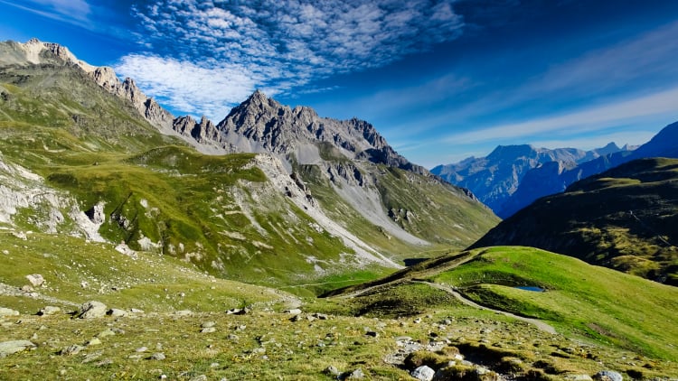 Randonnée au refuge Péclet Polset  en Vanoise