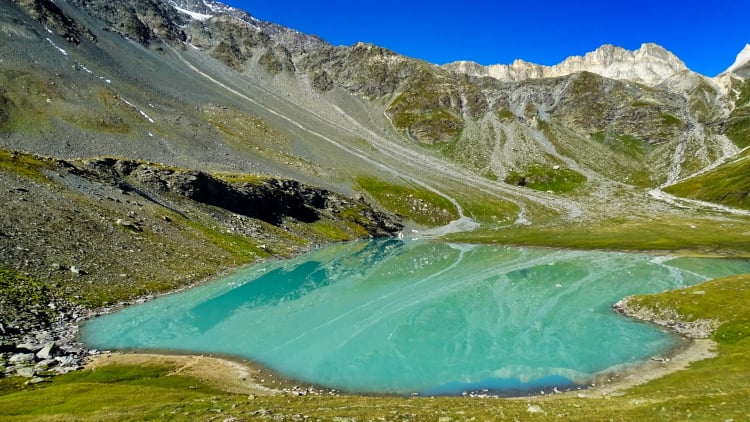Randonnée au refuge Péclet Polset  en Vanoise