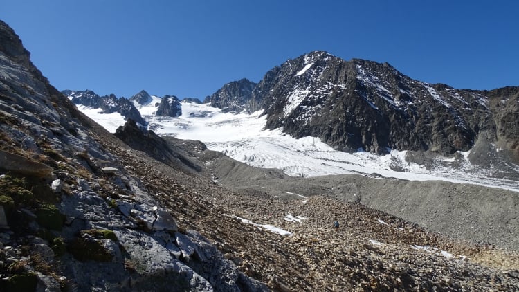 Randonnée au refuge Péclet Polset  en Vanoise