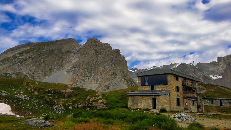 Col de la Vanoise et le refuge le lac Long le lac Rond