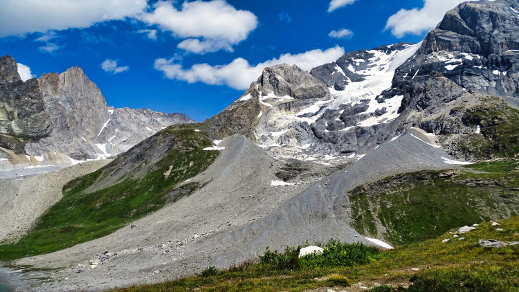 Col de la Vanoise et le refuge le lac Long le lac Rond