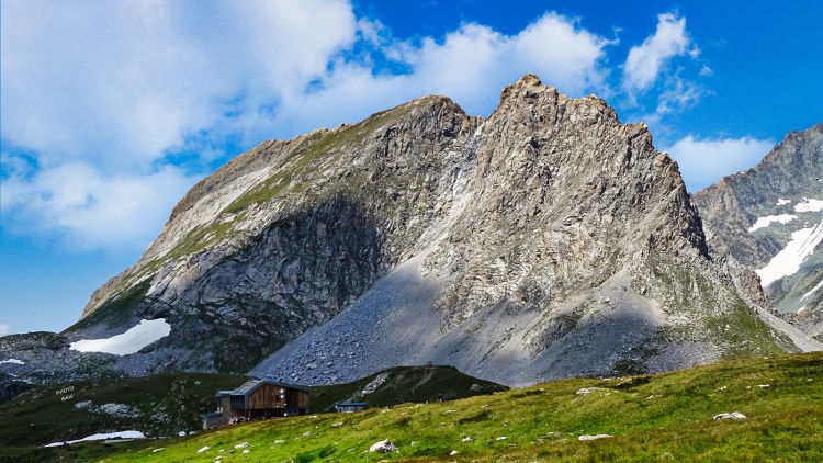 Col de la Vanoise et le refuge le lac Long le lac Rond